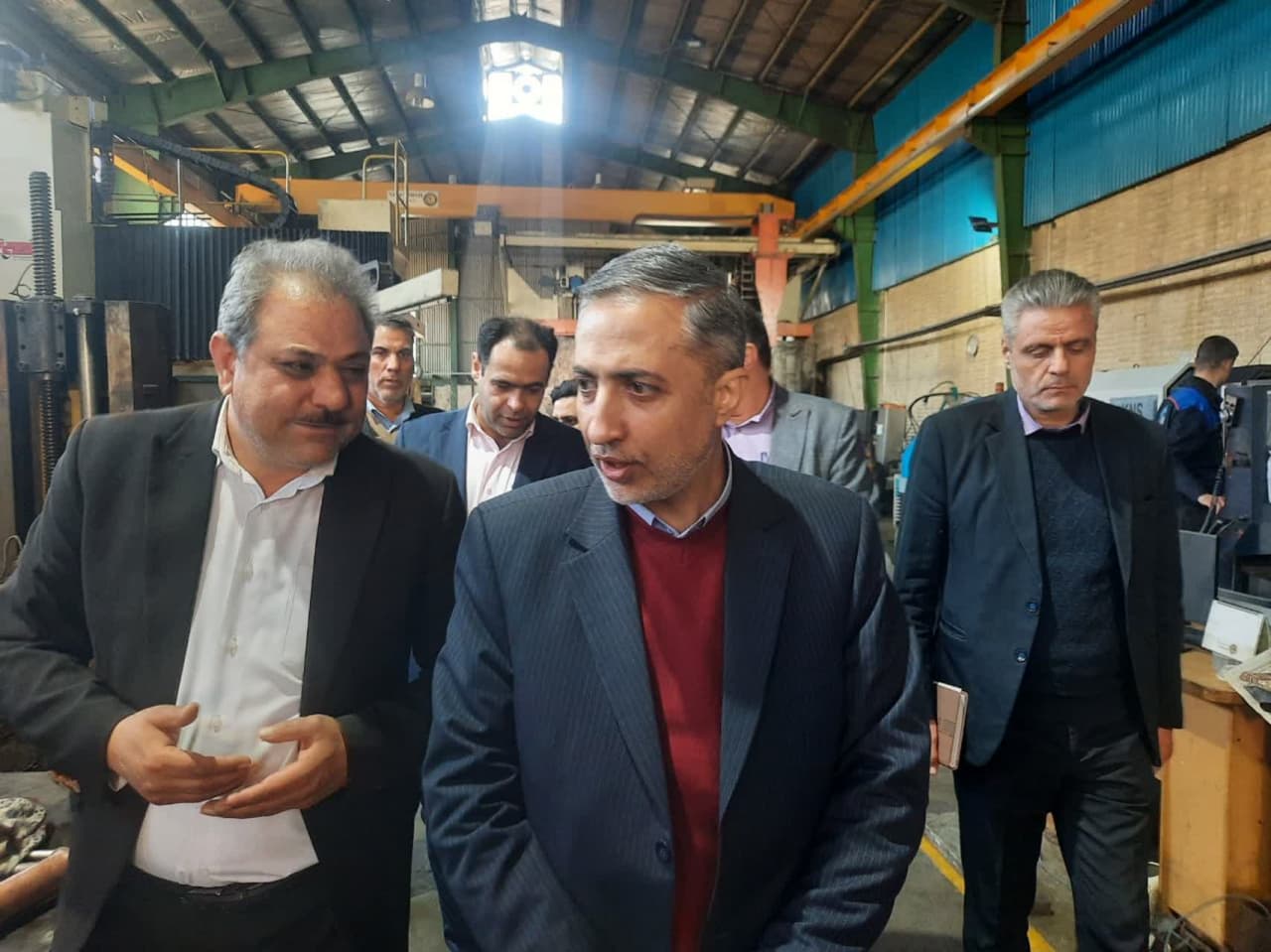 بازدید سرپرست فرمانداری ویژه شهرستان نجف آباد از شرکت دانش پرتو نقش جهان